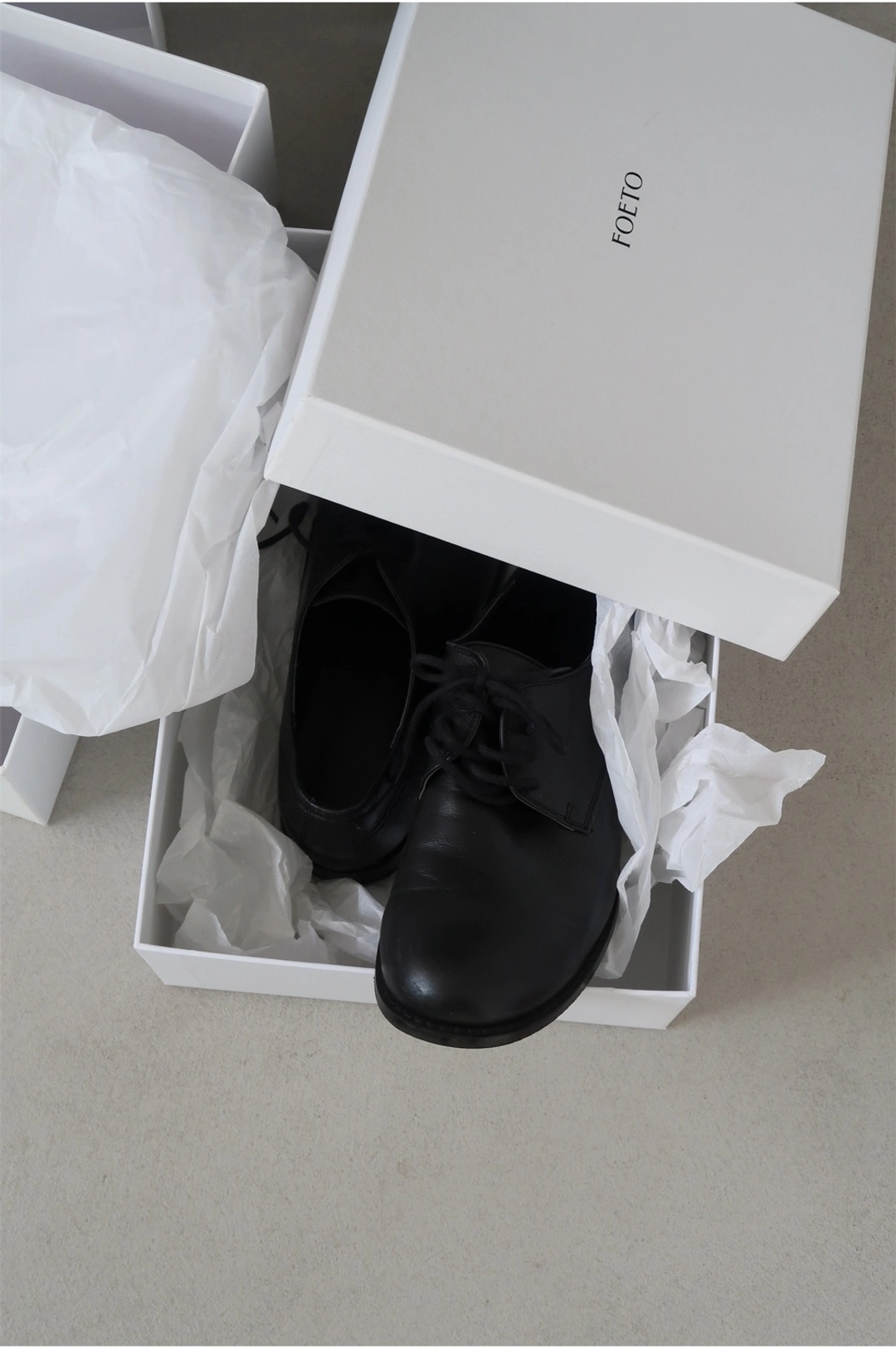 포에토 Object derby shoes (vibram sole) - 포에토 상품 이미지 1