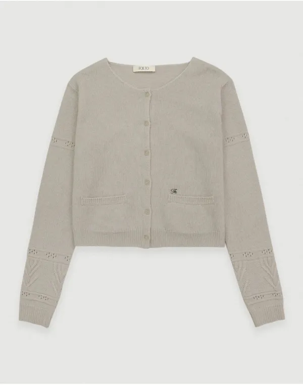 [2nd] Afternoon cardigan - low beige