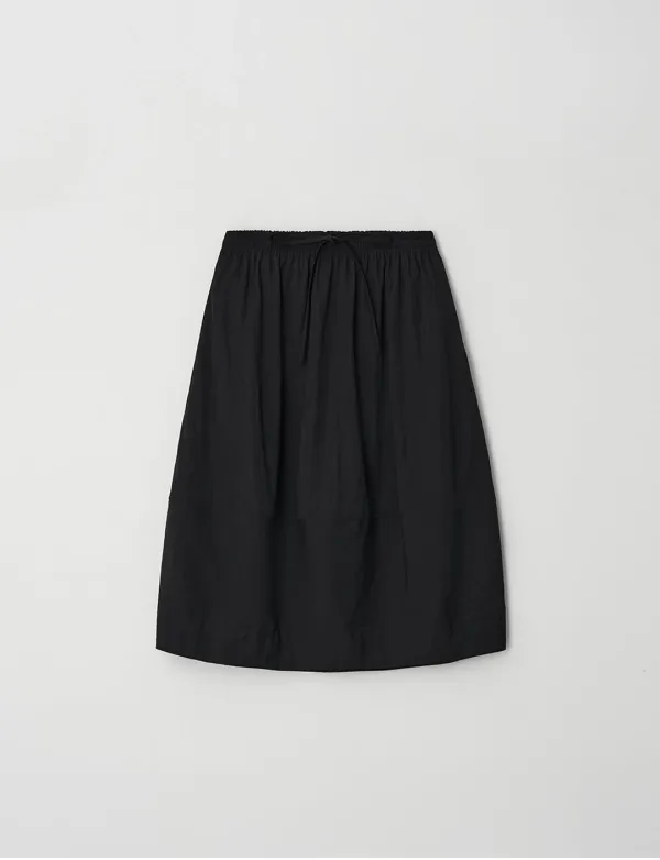 [2차] Volume Midi Skirt(Black)