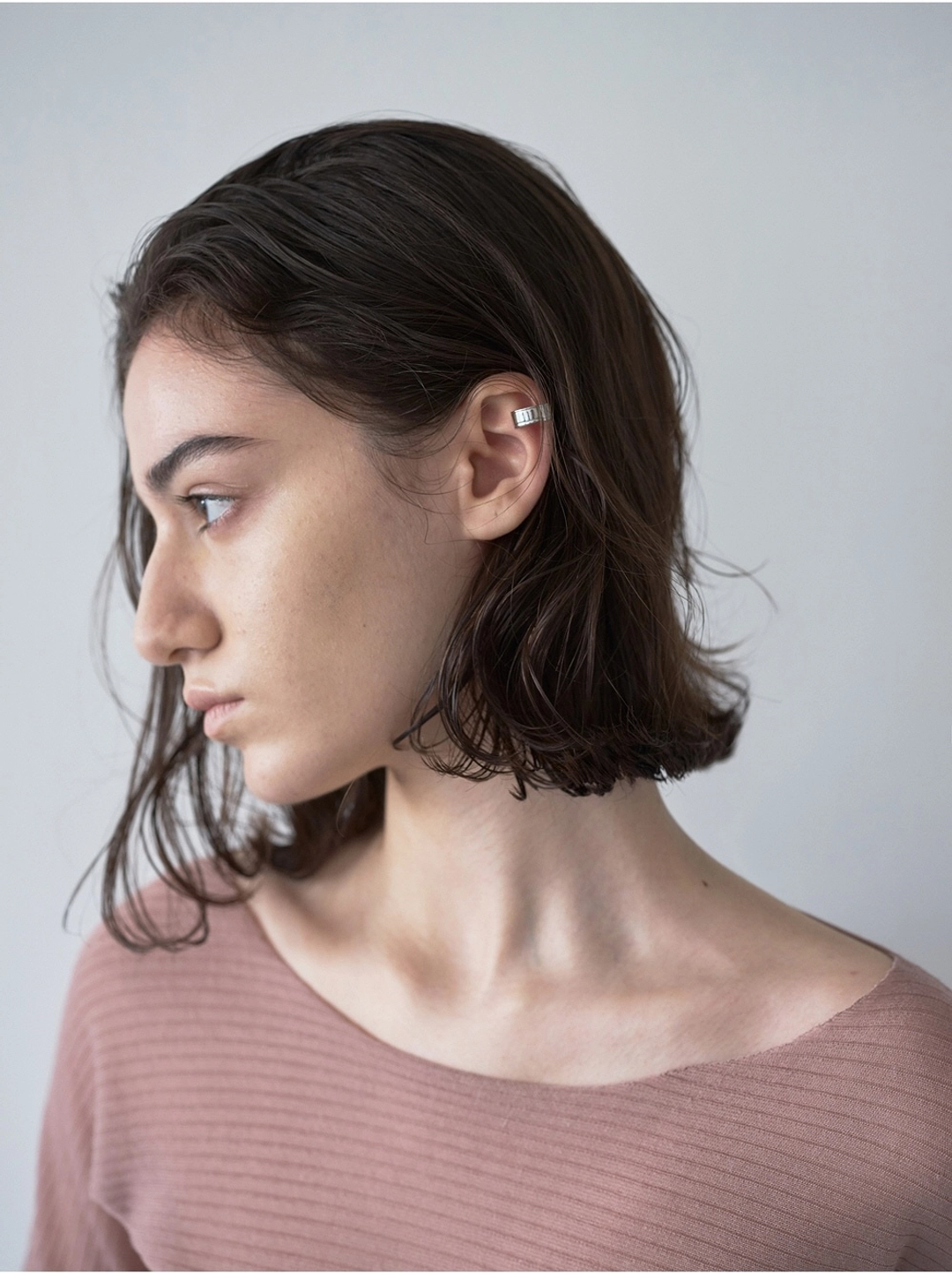 밀로 우먼 Flat Line Earcuff [Silver] 상품 이미지 1