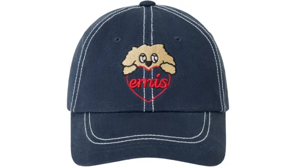 MISUGI LOVE EMIS BALL CAP-NAVY