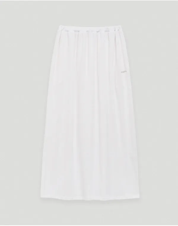 Chalk roll up skirt - ivory