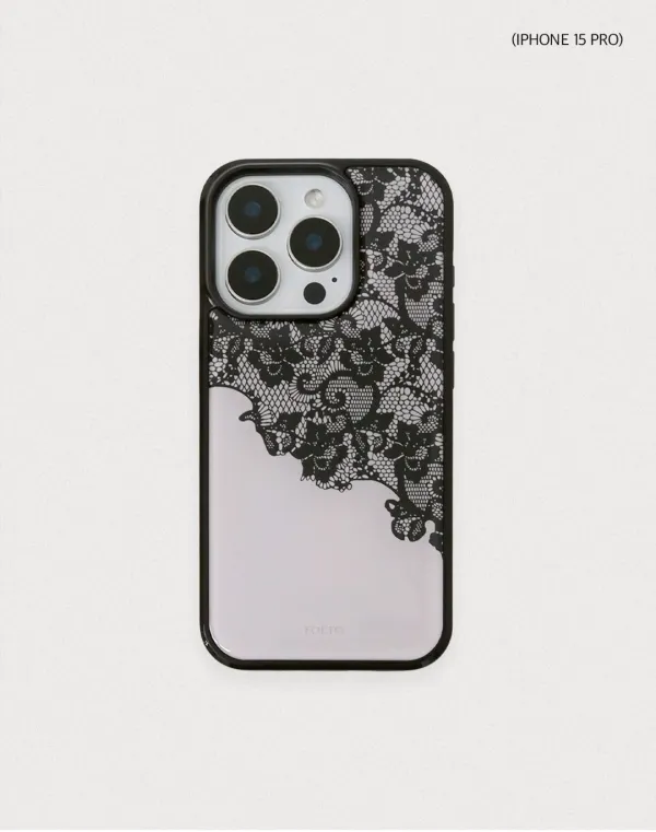 FE lace iphone case - pink (exclusive)