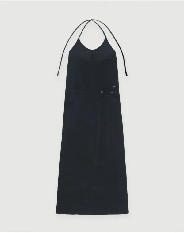 Tenetta layered dress - vintage black