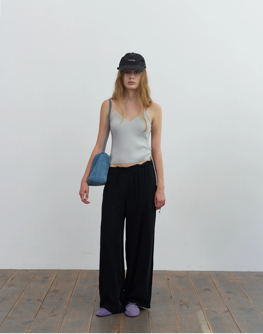 포에토 Clip knit sleeveless - mint blue 상품 이미지 1
