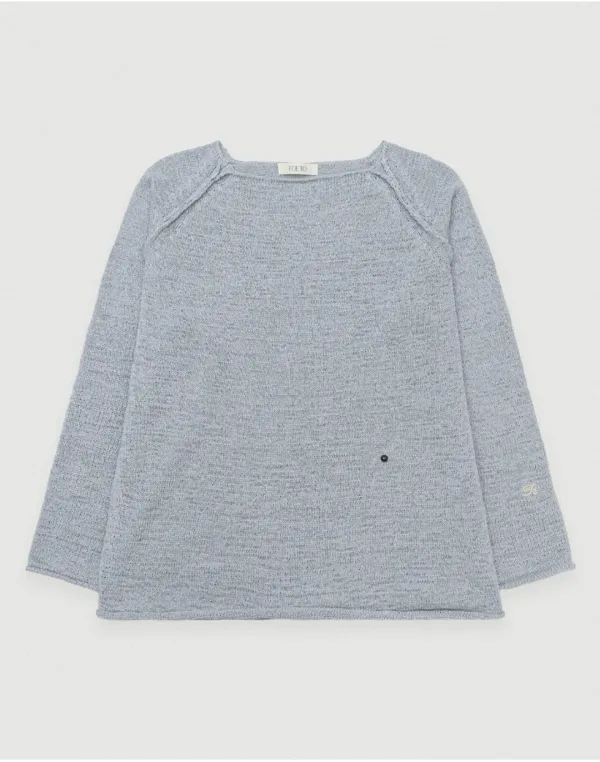 [2nd] Raised overfit knit - blue