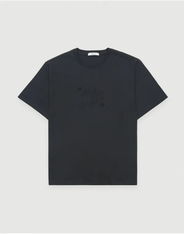 Miss us overfit tee - charcoal