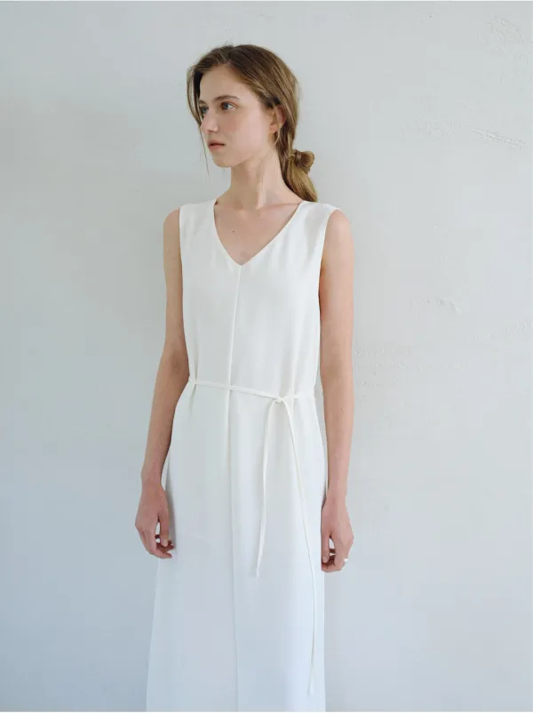 LIBRE V-NECK LONG OPS_IVORY_OF2C2XOP01IVY
