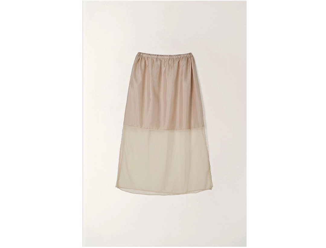 안젤로비안코 Sheer Layer Skirt (2 color) 상품 이미지 1