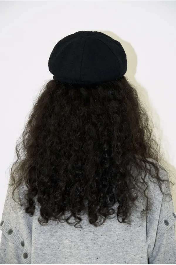(10/14 예약배송) Stud Tuck Balloon Cap [Black]