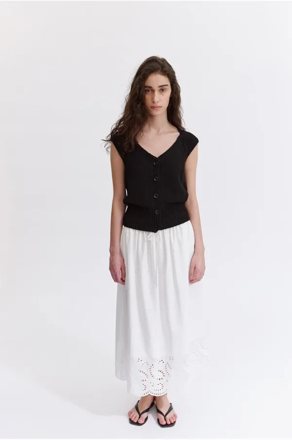 Dina Eyelet Skirt