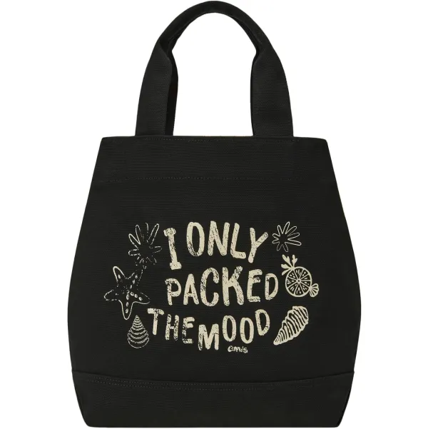 QUOTE COASTAL TOTE BAG-BLACK