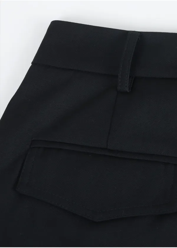 [25-36]  Crocus One-tuck Roll-up Slacks Cream&nbsp;크로커스 원턱 롤업 슬랙스 크림 (봄/데일리룩/캐주얼룩/데이트룩/출근룩/오피스룩/격식룩/슬랙스/롤업/원턱/빅사이즈/자체제작)