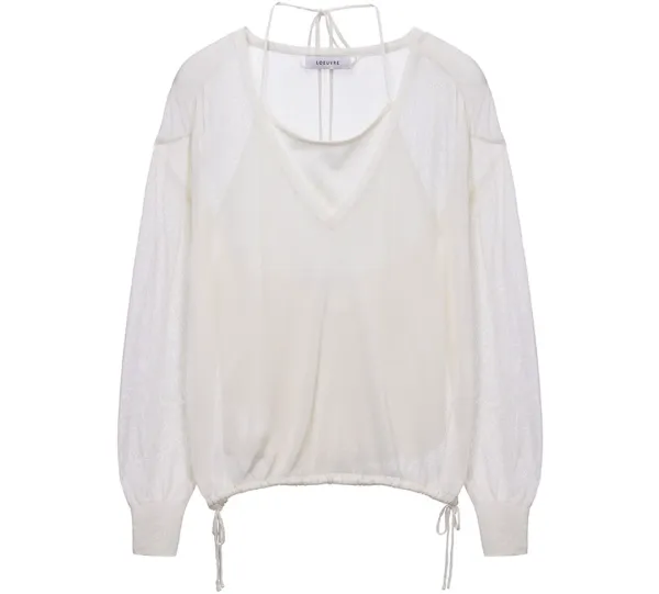 [SET] Sheer V-neck Knit & Halter Knit SS6MP739_2color