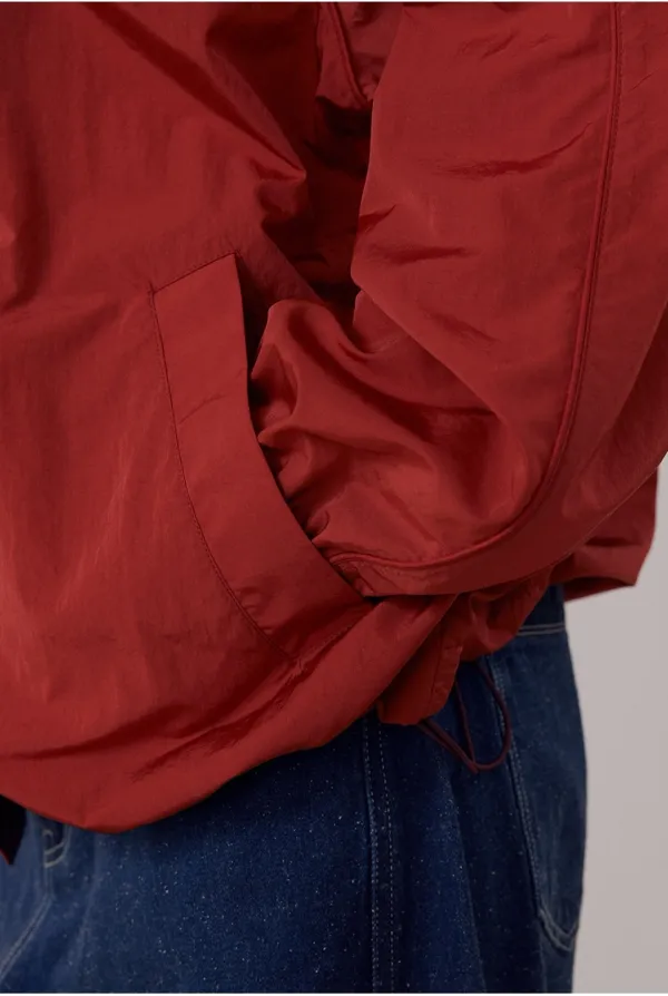 Cocoon Windbreaker Red_F261JP03