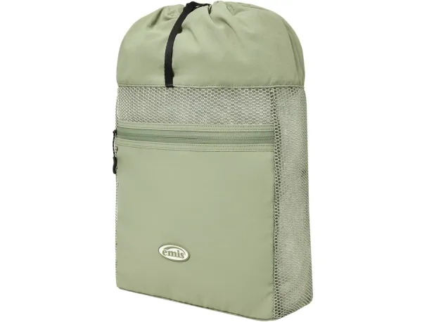 MESH STRING BACKPACK-OLIVE