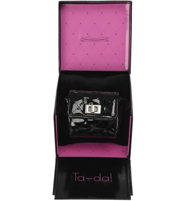 I Coin Purse Enamel Black