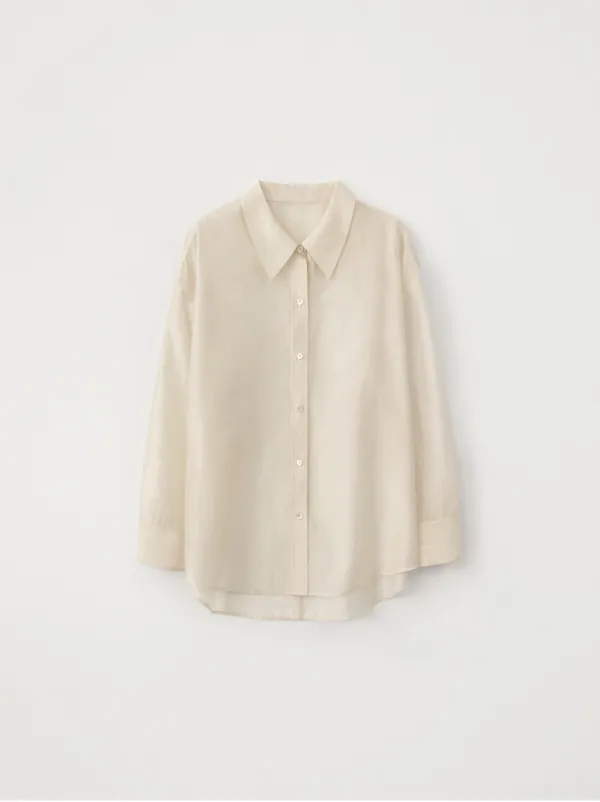 Luse Sheer Shirt (Cream)