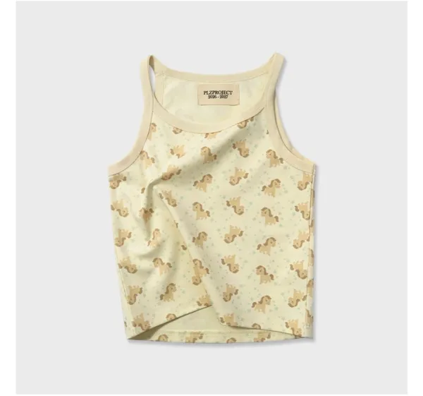[PLZPROJECT]PONY SLEEVELESS TOP
