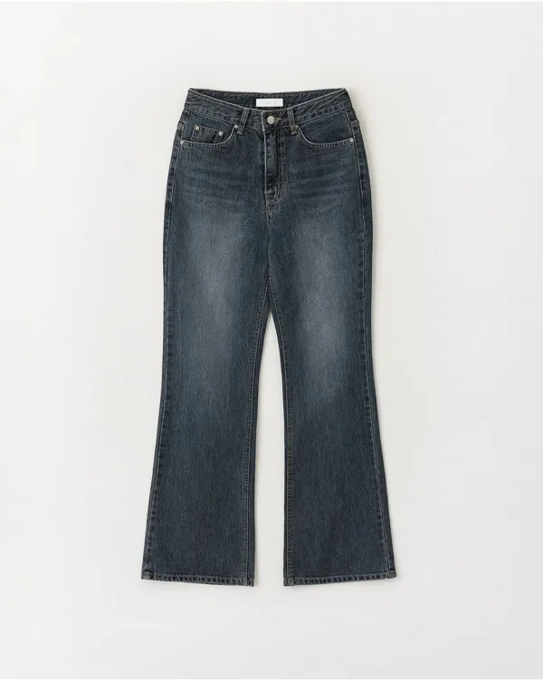 LW248 Deep washing boots cut denim pants