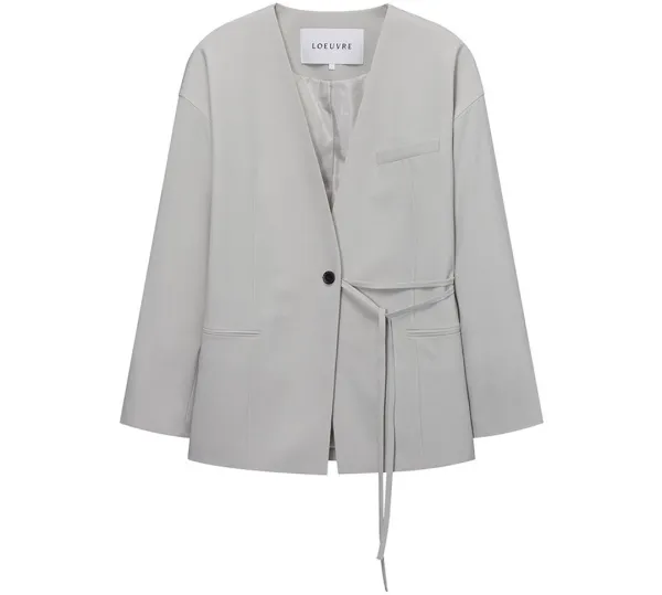 V-neck Strapped Single Jacket SW6SJ634-90