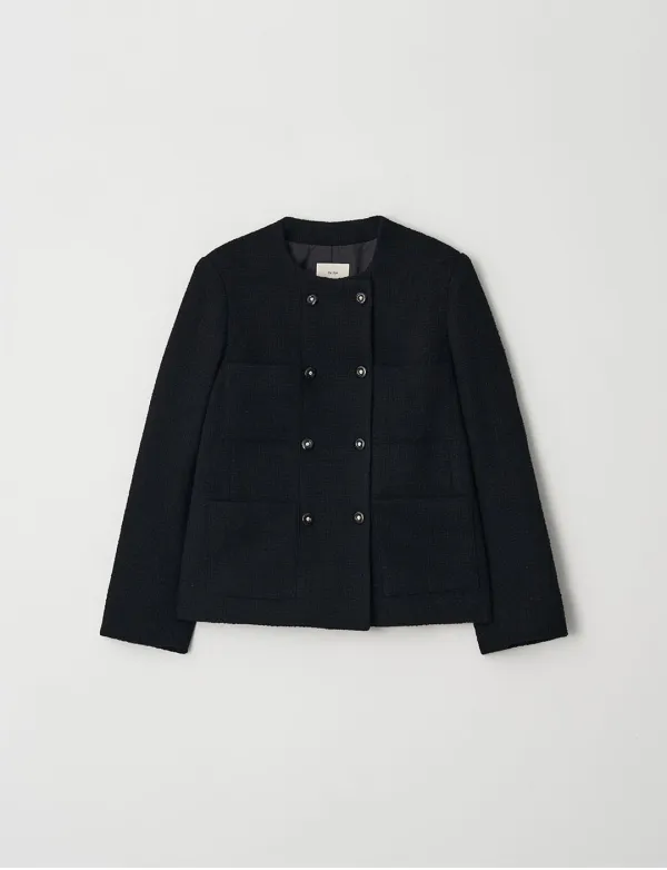[2차] 4-Pocket Tweed Jacket(Black)