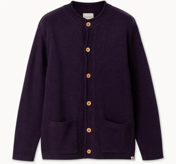 Grandpa cardigan (Unisex)_Plum Perfect