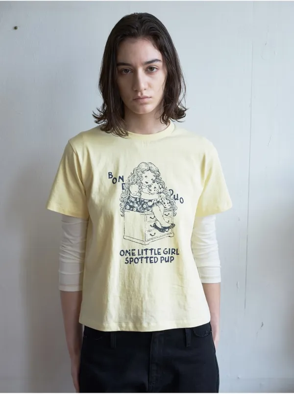 (6/2 예약배송) Little Portrait T-Shirt [Yellow]