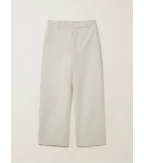 SIGNATURE STITCH WIDE SLACKS_IVORY_OF1C2XPL01IVY