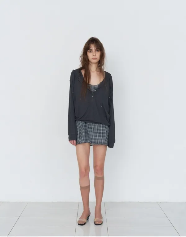 Minita check dress - check black