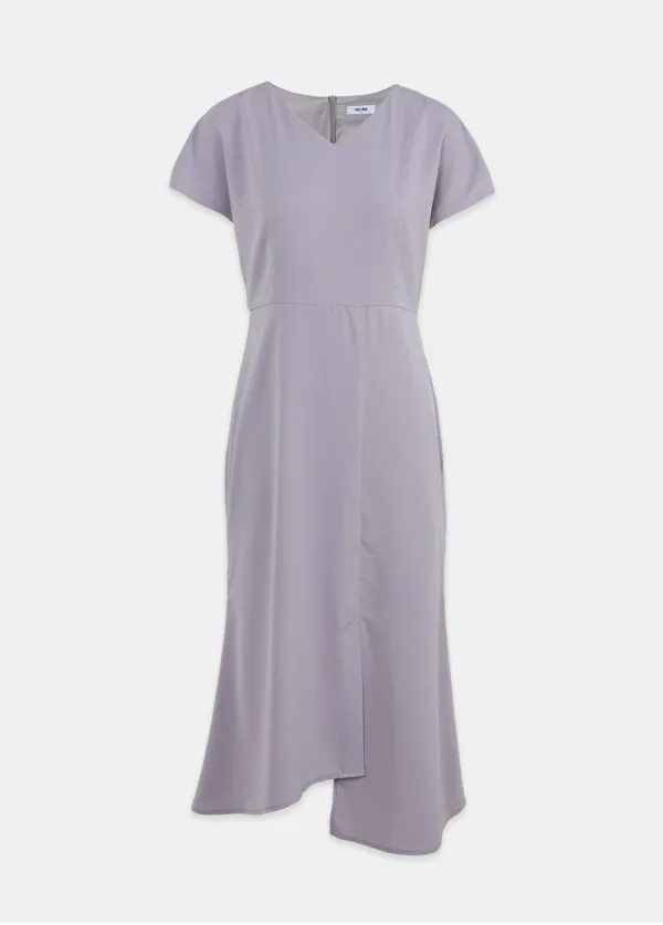  [44-120]  Gaura Unbalance Slit Mermad Long Dress  가우라 언발란스 슬릿 머메이드 롱 드레스 (여름-하객룩-격식룩-오피스룩-데이트룩-출근룩-데일리룩-머메이드-브이넥-언발란스-빅사이즈-자체제작) 