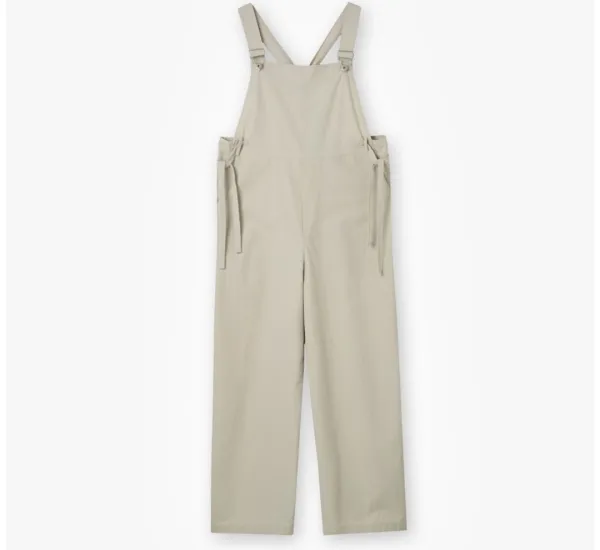 [7월 17일 순차배송-2차]Wide-Leg Overalls Beige