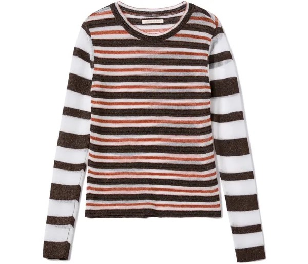 METAL STRIPE KNIT TOP