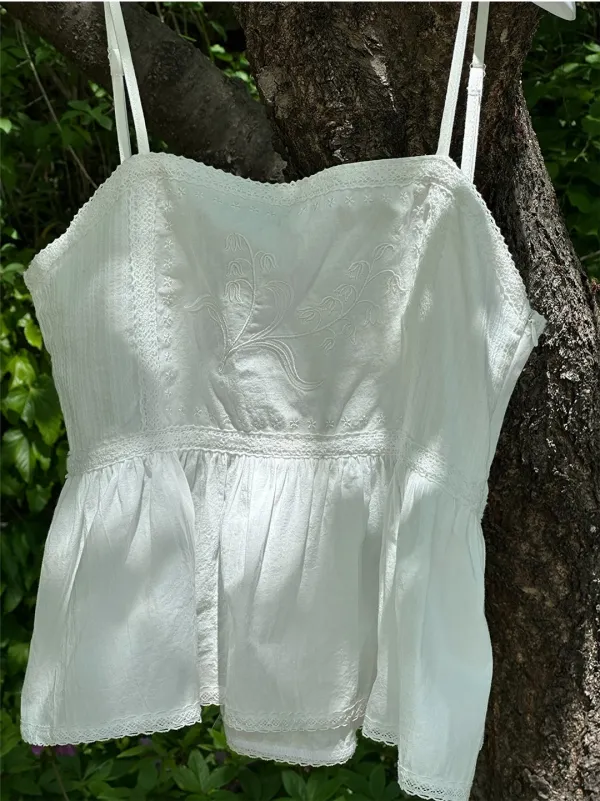 Lily of the valley blouse_white