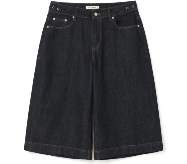 Maxi Denim Bermuda Pants [Indigo]