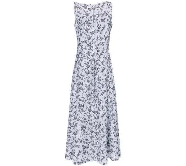 Asymmetric Cowl Sleeveless Flower Dress SS6MO792-LC