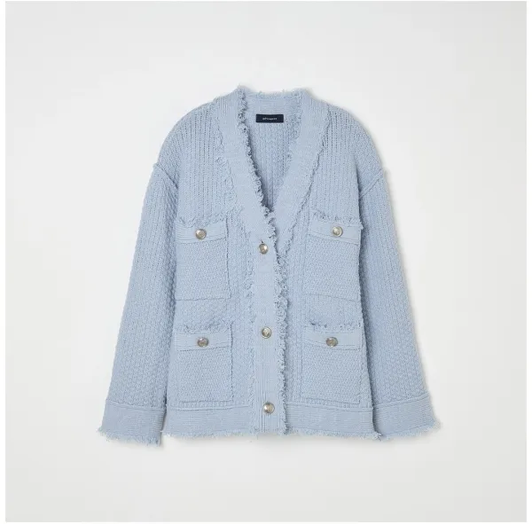 Classic blanc tweed Blue