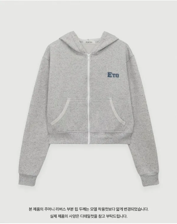 ETO dotti hoodie - oreo melange