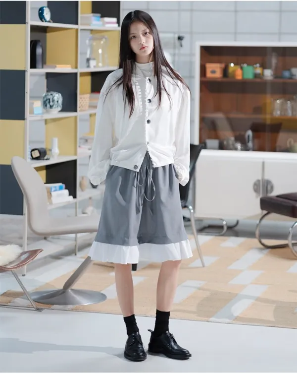 eclat lace blouson (open, 10/6 순차 출고 예정)