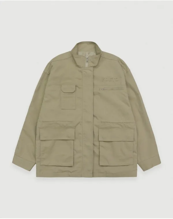 [6th] Active cotton work jacket - beige