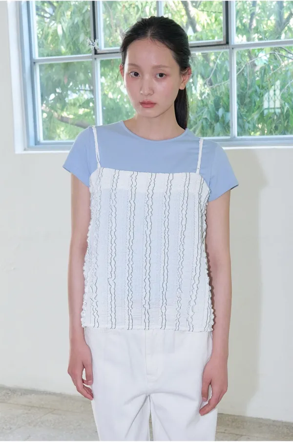 (6/2 예약발송)REVERSIBLE OPEN BLOUSE - WHITE