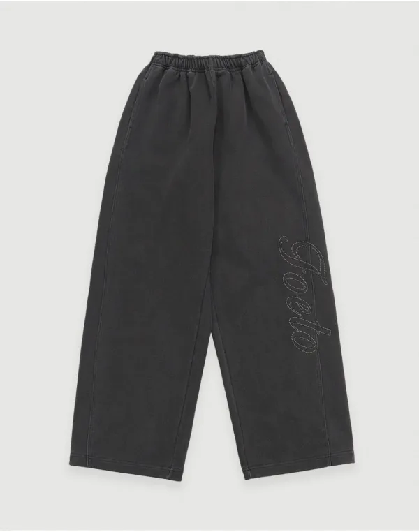 [3rd] Patina fade pants - washing charcoal