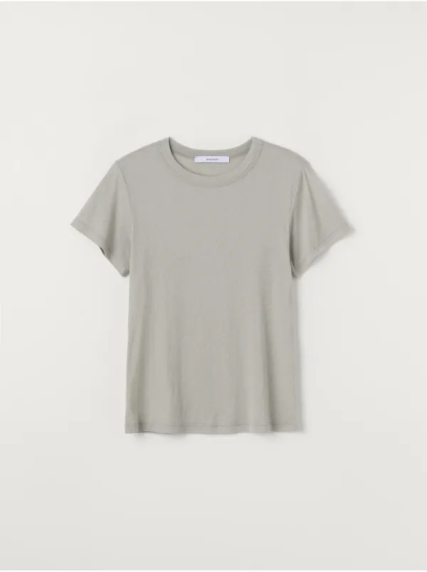 sheer cotton cap sleeve t-shirt (5colors)