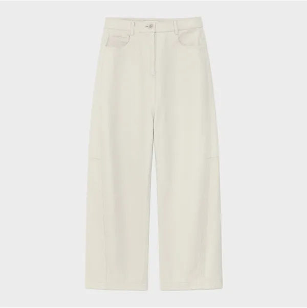 Gaius Cotton Pants Chalk