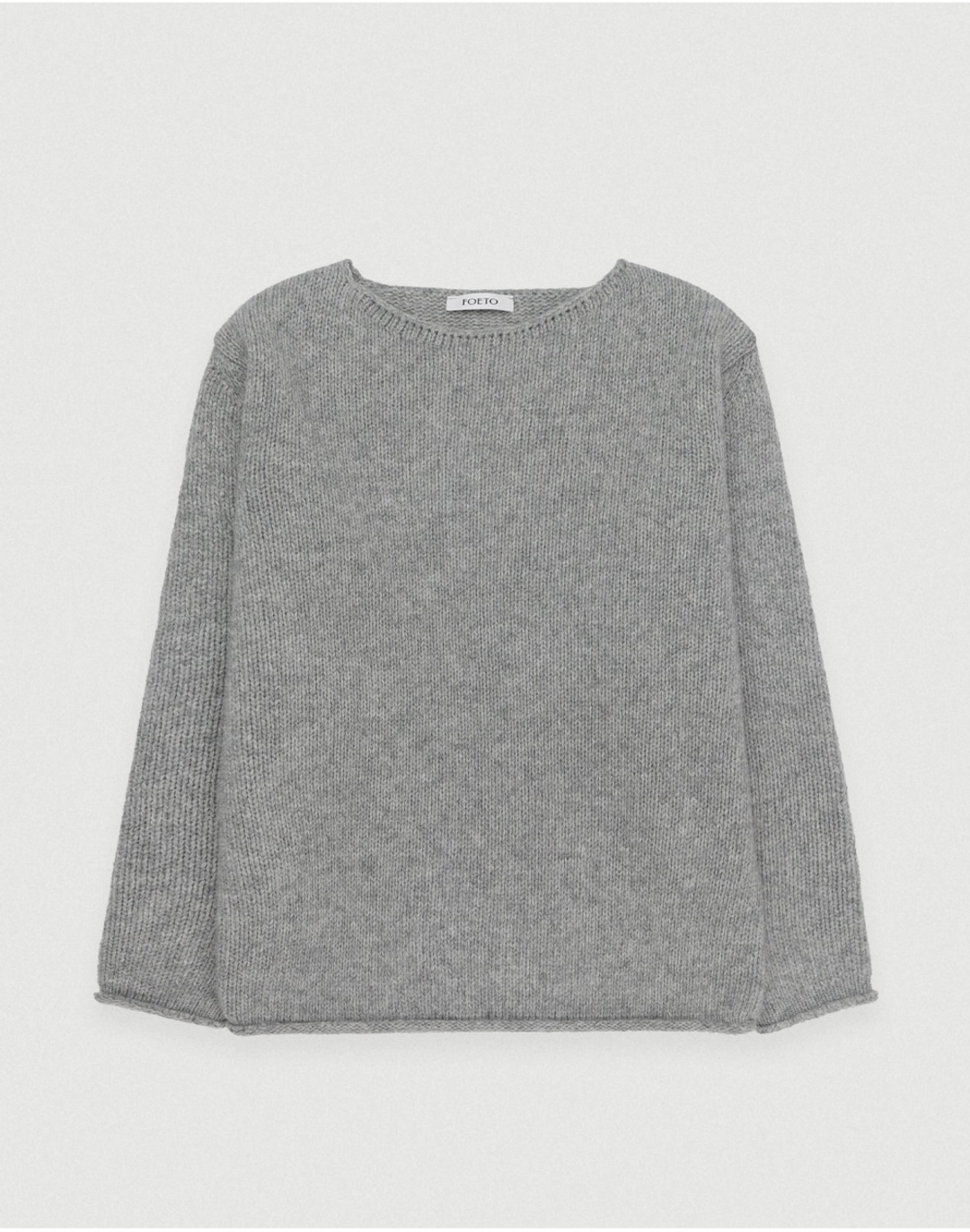 포에토 Fog over wool knit - grey 상품 이미지 1