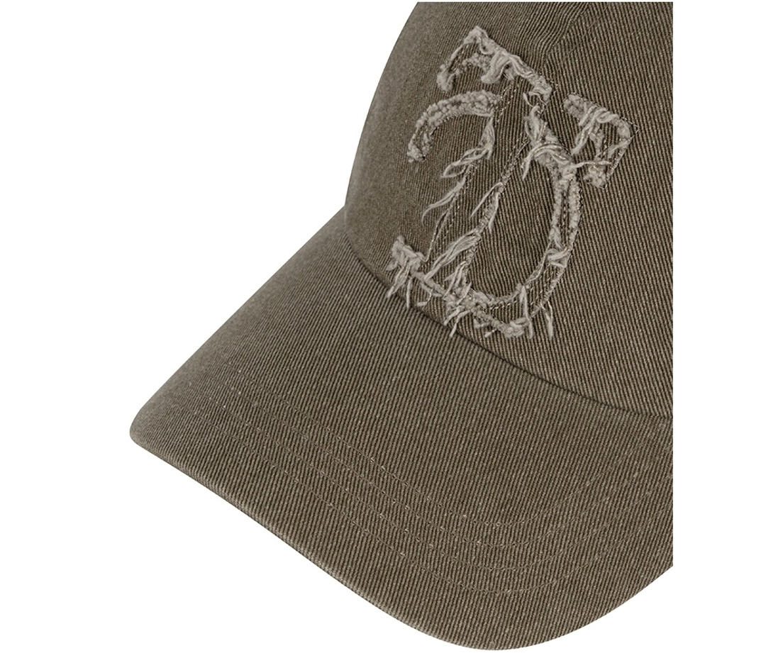 트리밍버드 Raw Cut Damage Denim Cap [ Brown ] 상품 이미지 2