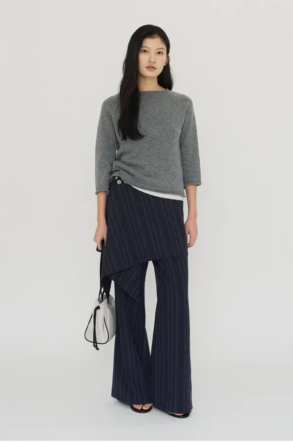[4차리오더]Coin Stripe Wrap PT_(Navy)
