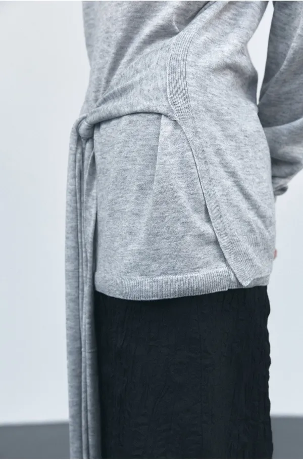 TVS WRINKLE LAYERED SKIRT_BLACK