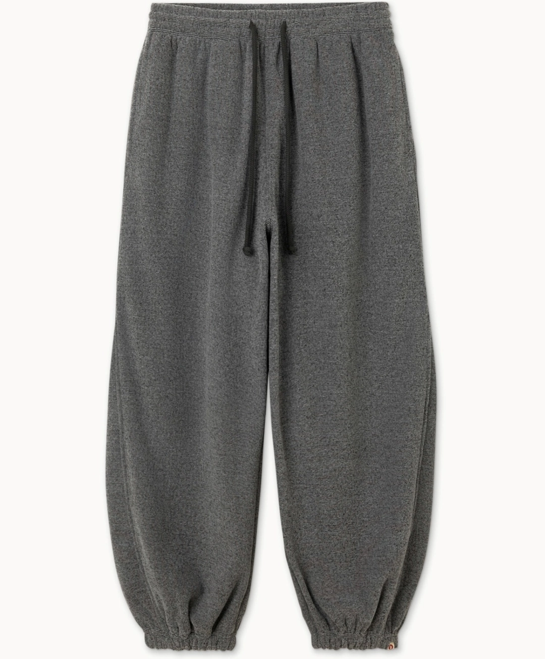 부디무드라 Diagonal jogger pants (Fleece ver.) (Unisex)_Black Multi 상품 이미지 1
