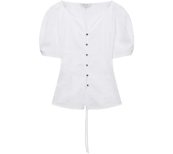 [5/29 예약배송]Tuck Half-Sleeve Boatneck Blouse SW6MB790_2color